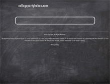 Tablet Screenshot of collegepartybabes.com